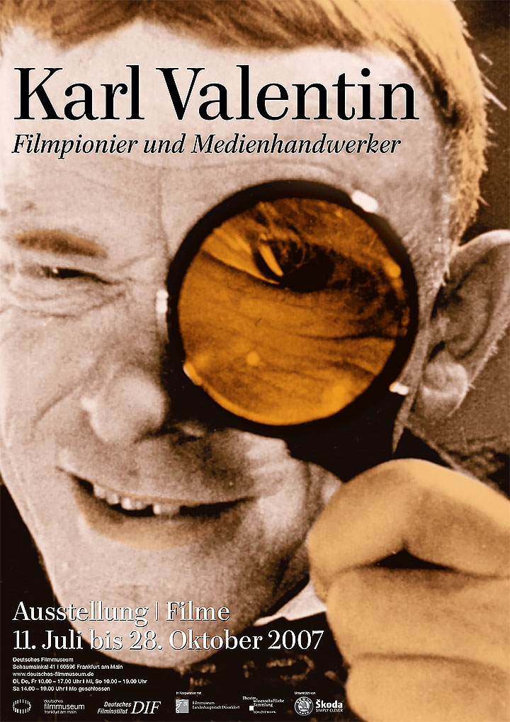 Karl Valentin – Filmpionier und Medienhandwerker / Plakat
